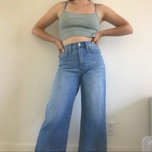 Wide leg jeans
